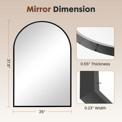 KAILISE™ Arched Metal Frame Wall Mirror