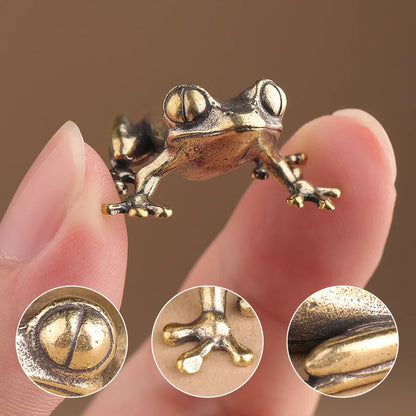 KAILISE™ Brass Frog Figurine