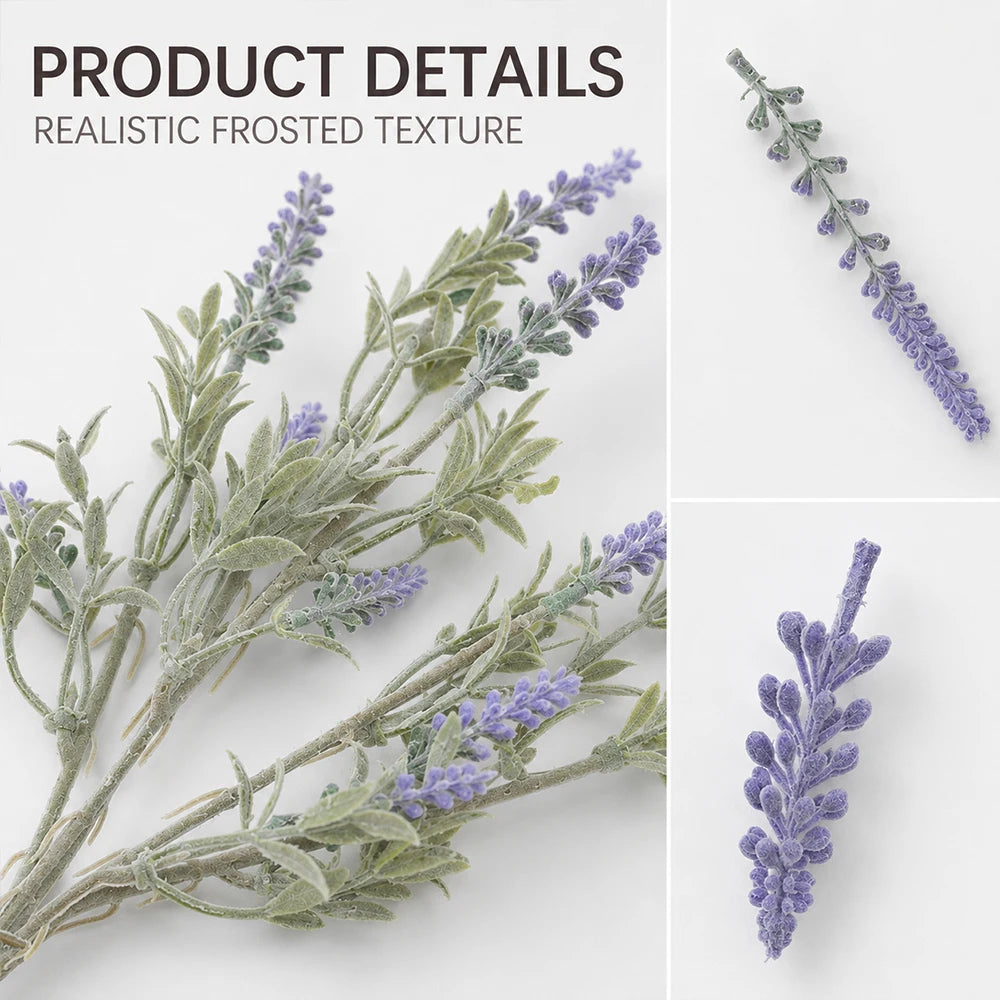 KAILISE™ Faux Lavender Stems — Set of 6