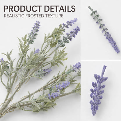 KAILISE™ Faux Lavender Stems — Set of 6