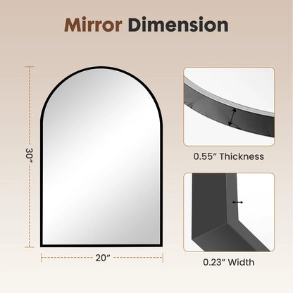 KAILISE™ Arched Metal Frame Wall Mirror