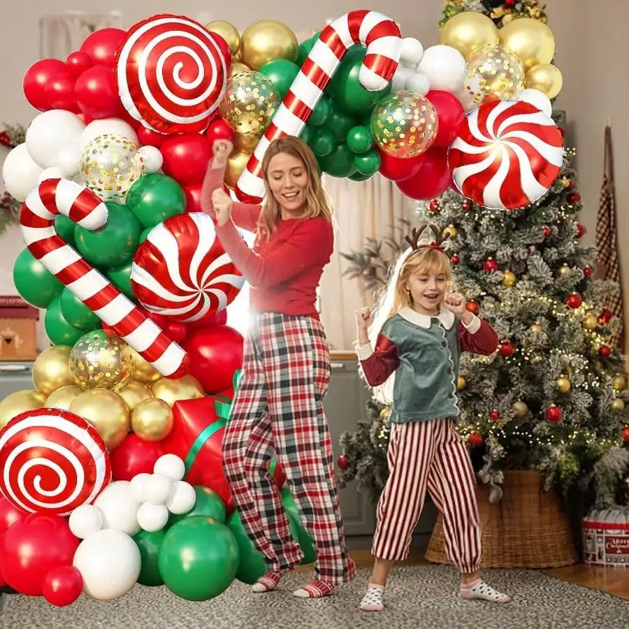 KAILISE™ Christmas Candy Cane Balloon Garland Kit