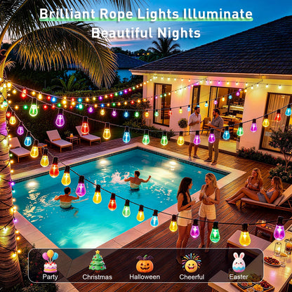 KAILISE™ Multicolor Globe LED String Lights — 100 FT