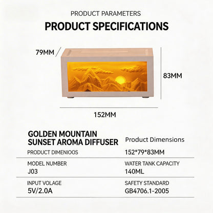 KAILISE™ Sunrise Mountain Aroma Diffuser