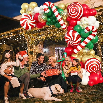 KAILISE™ Christmas Candy Cane Balloon Garland Kit