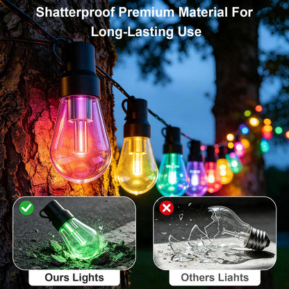 KAILISE™ Multicolor Globe LED String Lights — 100 FT