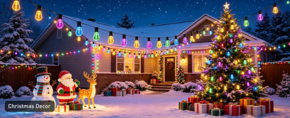 KAILISE™ Multicolor Globe LED String Lights — 100 FT