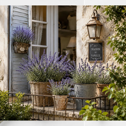 KAILISE™ Faux Lavender Stems — Set of 6