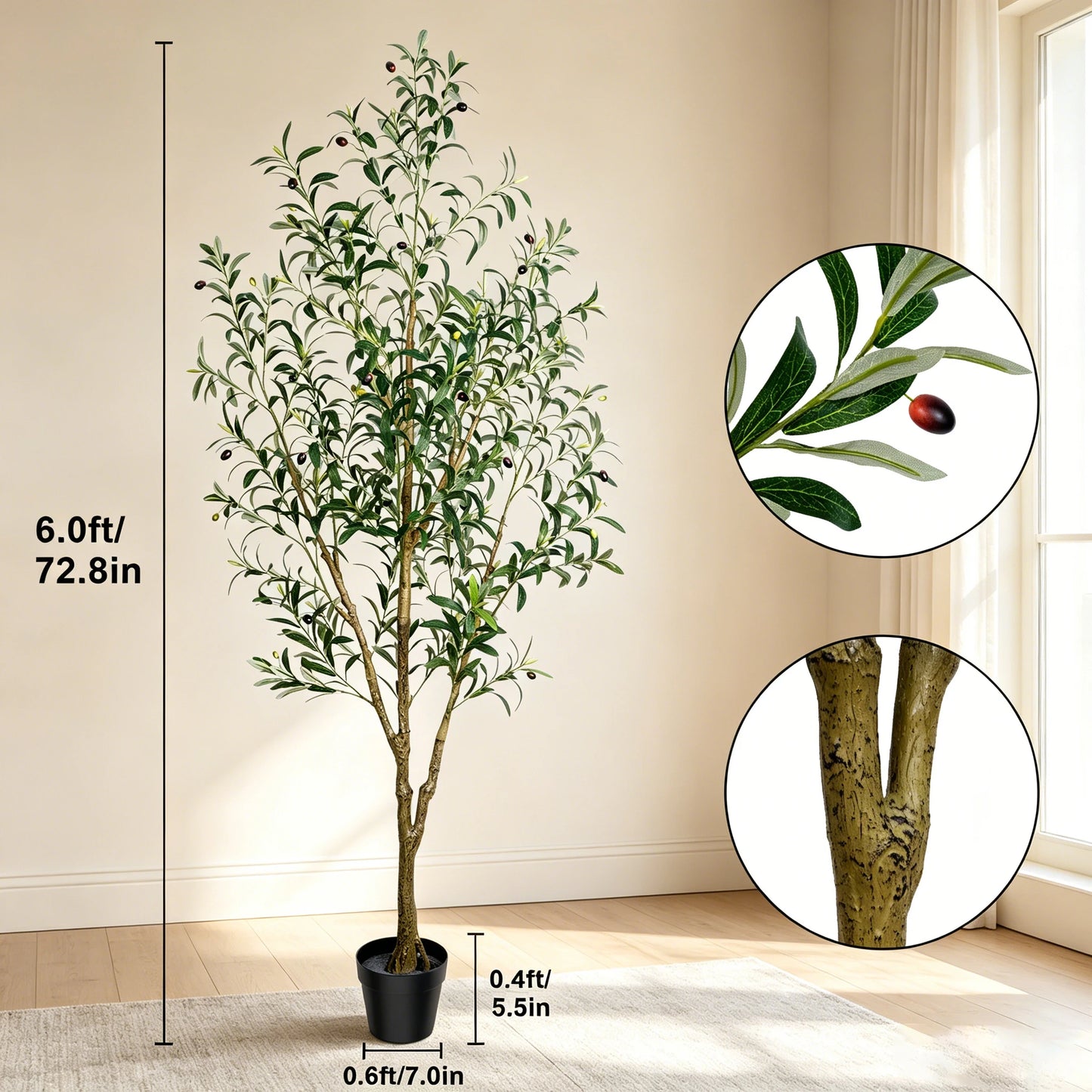 KAILISE™ Artificial Olive Tree